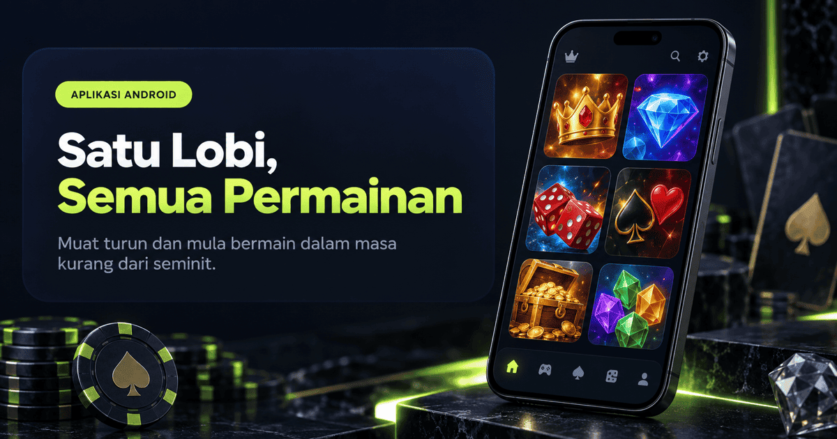 Skrin utama dan kasino langsung aplikasi mudah alih DK88 Malaysia