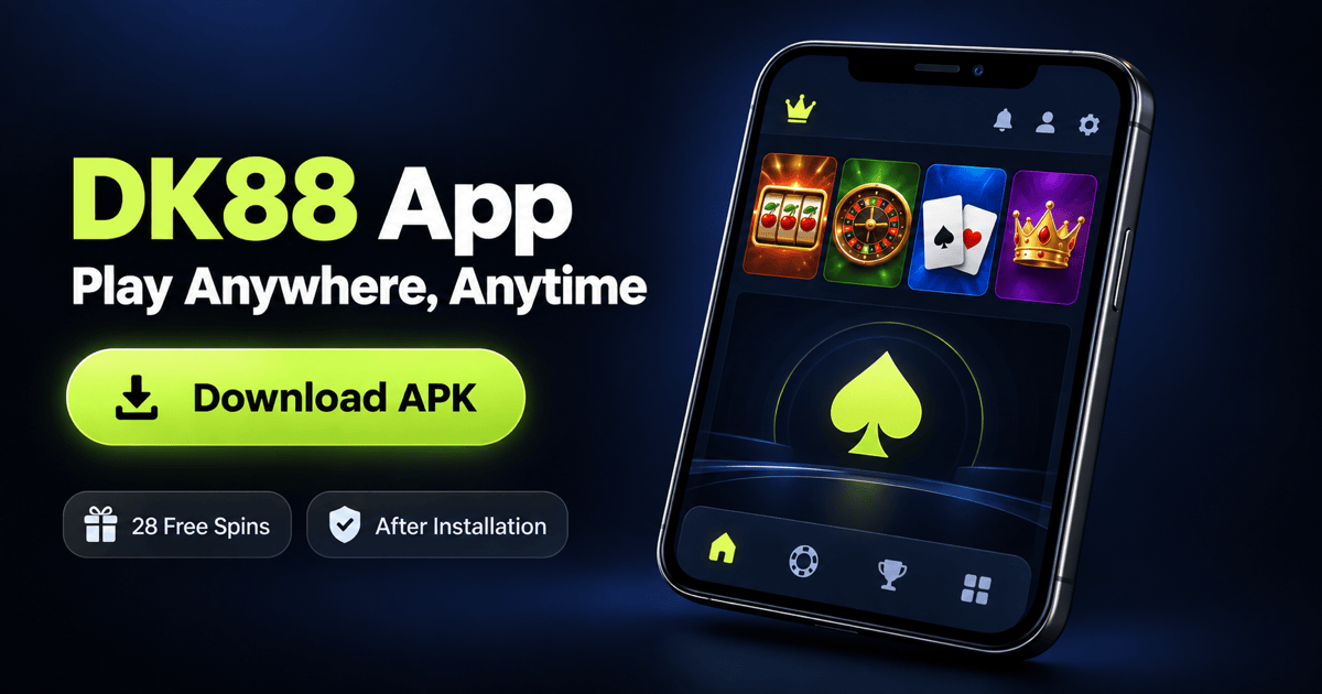 DK88 Malaysia Android app download page with APK button